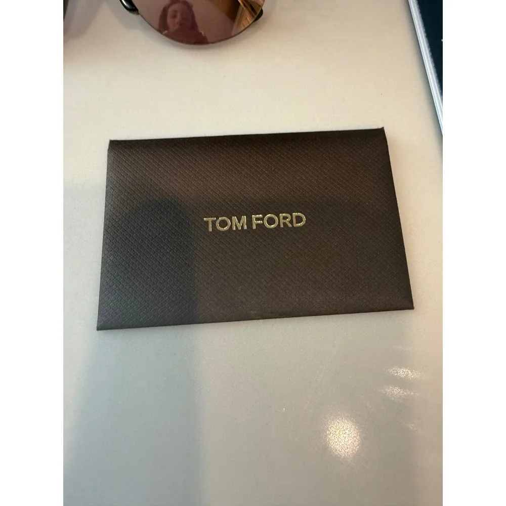 Tom Ford Adrenne TF517 Sunglasses Dark Havana Tortoise Rose Gold 56Z 55mm